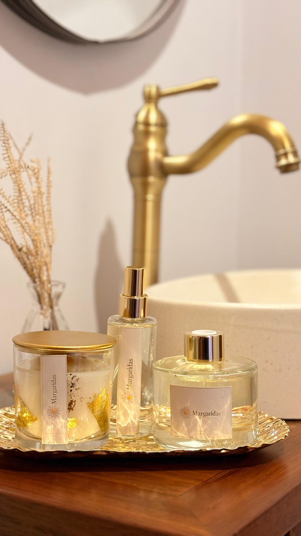 Kit Ambiente (Vela + Difusor + Spray)
